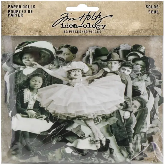 Idea-Ology Paper Dolls Die-Cuts 83/Pkg-Solos {1}