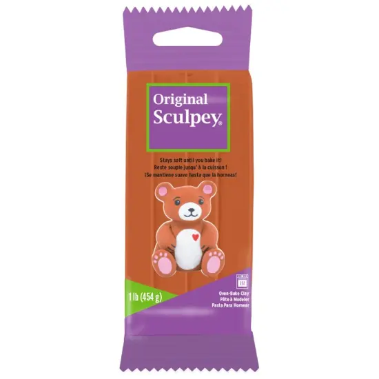 Sculpey Original Polymer Clay 1lb-Terra Cotta {3}