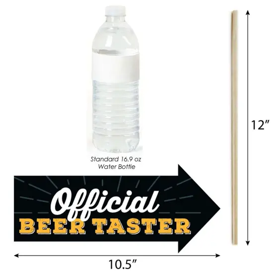 Big Dot of Happiness Funny Cheers and Beers to 30 Years - 30th Birthday Party Photo Booth Props Kit - 10 Piece {3}