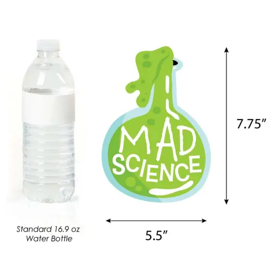 Big Dot of Happiness Scientist Lab - Beaker Test Tube Decorations DIY Baby Shower or Birthday Party Essentials - Set of 20 {6}