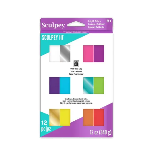 Sculpey III Polymer Clay Multipack 1oz 12/Pkg {2}