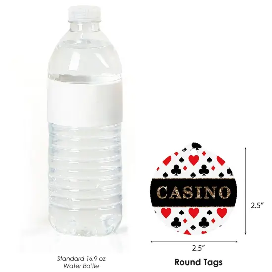 Big Dot of Happiness Las Vegas - Casino Party Favor Gift Tags (Set of 20) {4}