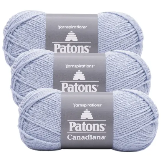 (Pack of 3) Patons Canadiana Yarn - Solids-Rapids Blue {1}