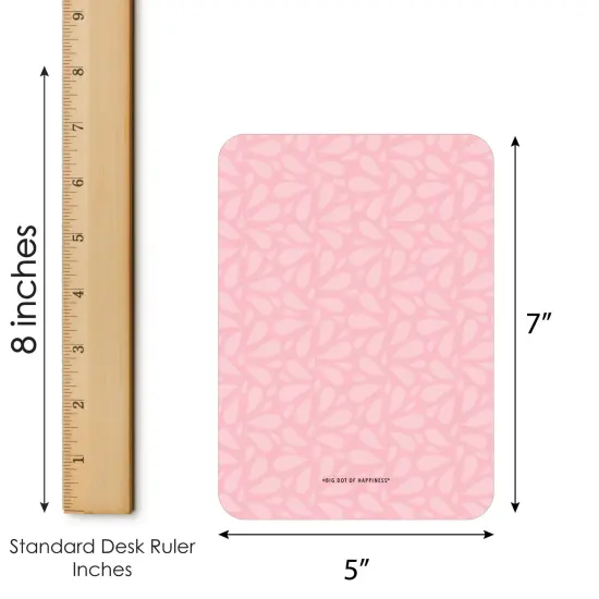 Big Dot of Happiness Pink Elegantly Simple - Find the Guest Bingo Cards and Markers - Wedding & Bridal Shower Bingo GameSet of 18 {6}