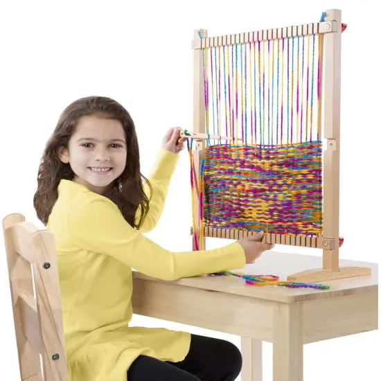 Melissa & Doug Wooden Multi-Craft Weaving Loom Kit {3}