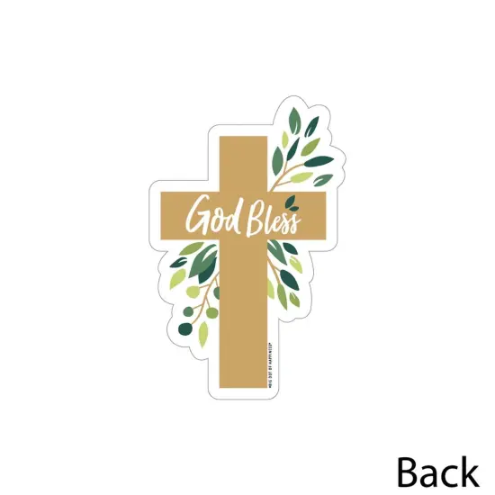 Big Dot of Happiness Elegant Cross - Decorations DIY Religious Party Essentials - Set of 20 {4}