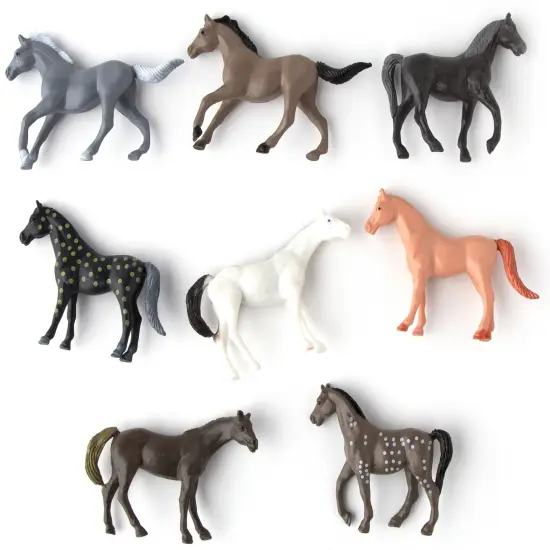 CousinDIY Plastic Horses 8/Pkg {2}