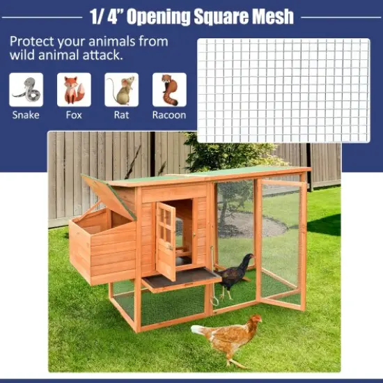 48''x 50' Hardware Cloth Galvanized Chicken Wire Welded Fence Mesh Roll {2}