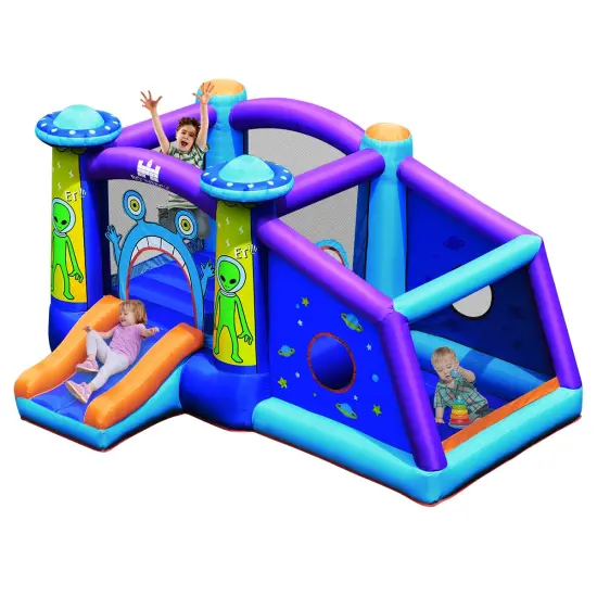 Castle Jumping Bouncer With Water Slide And 550w Blower {3}