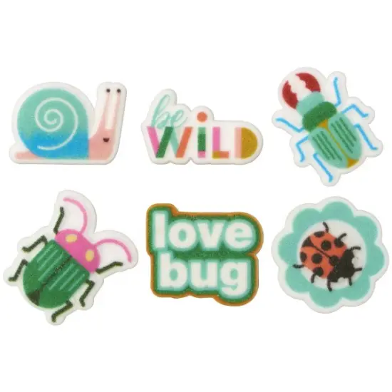 Love Bug Dec-Ons&reg; Decorations 12ct {1}