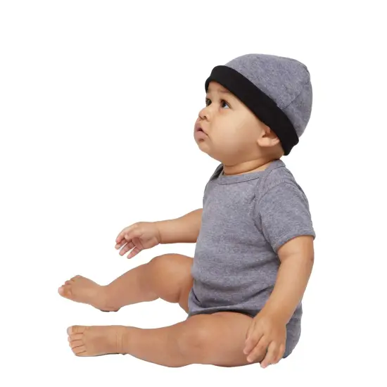 Rabbit Skins&reg; Infant Baby Rib Bodysuit Short Sleeve Kelly {8}