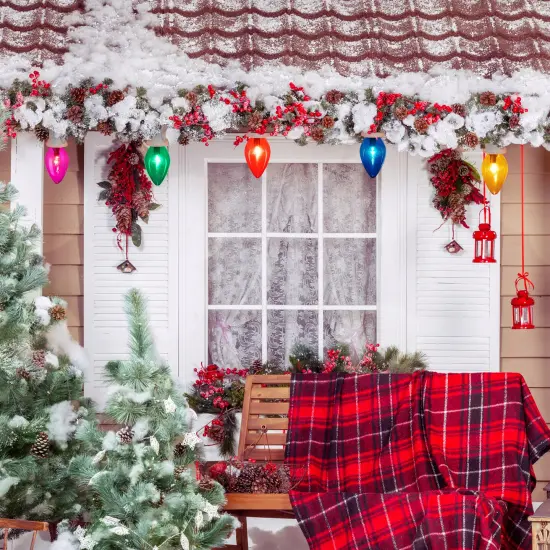 Northlight C7 Christmas String Lights - Multi Color - 24' White Wire - 25ct {5}