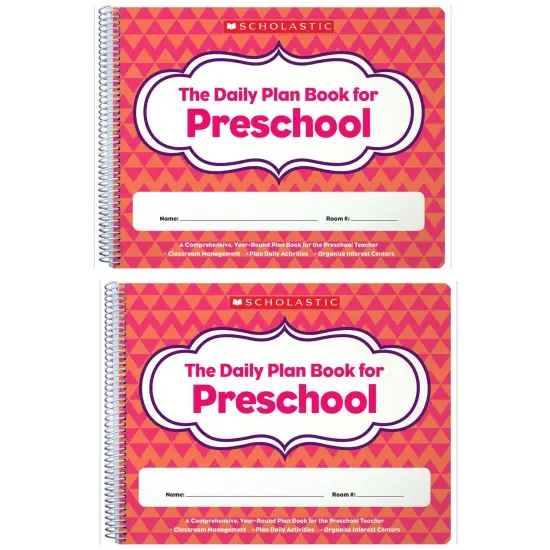 The Daily Plan Book for Preschool, Pack of 2 {1}