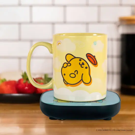 Uncanny Brands Hello Kitty and Friends Pompompurin Mug Warmer with Mug {4}
