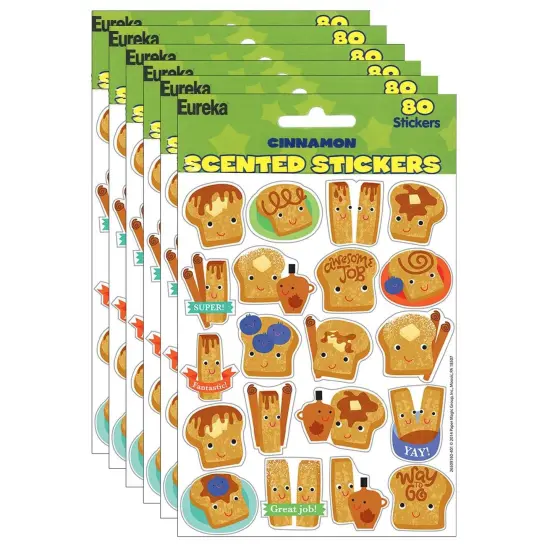 Cinnamon Scented Stickers, 80 Per Pack, 6 Packs {1}