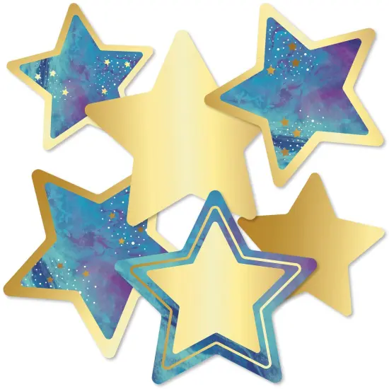Galaxy Stars Cut-Outs, 36 Per Pack, 3 Packs {1}