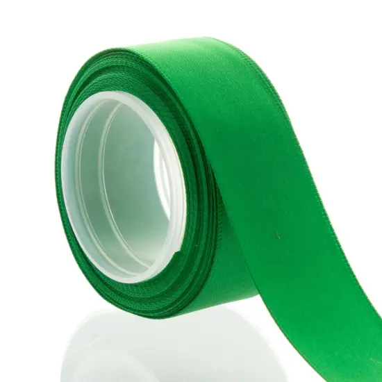 7/8" Double Faced Satin Ribbon Forest Green {3}