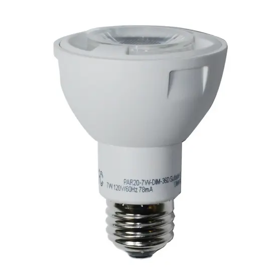 High Quality LED 7W 4000K PAR20 Waterproof Dimmable Cool White Bulb - 50w Equiv. {1}