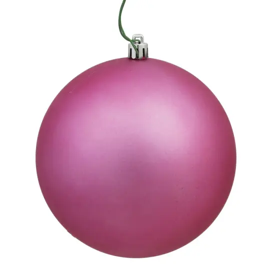 Vickerman 3 in. Mauve Matte Ball Christmas Ornament {1}