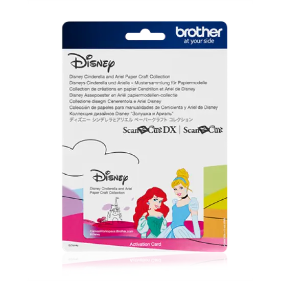 Brother CADSNP07 Disney Cinderella and Ariel Design Pattern Collection {1}
