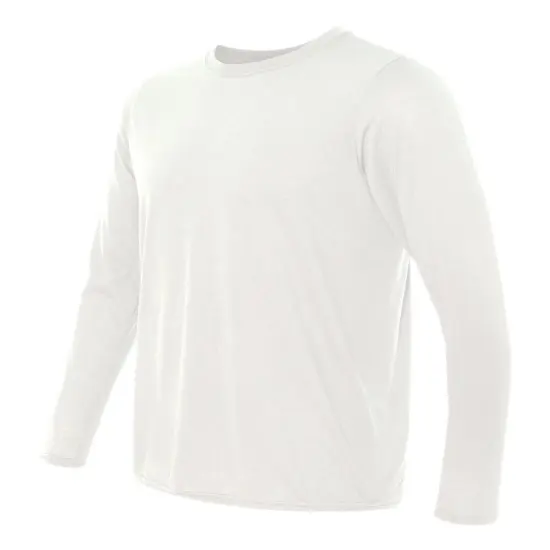 Gildan&reg; Performance Crewneck Long Sleeve T-Shirt Safety green {5}