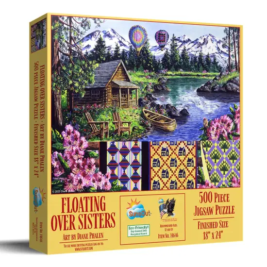 Sunsout Floating over Sisters 500 pc Jigsaw Puzzle 14646 {3}