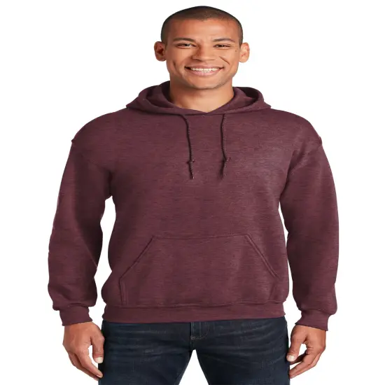 Gildan&reg; Long Sleeve Heavy Blend Hooded Sweatshirt Heather sport dark m {1}