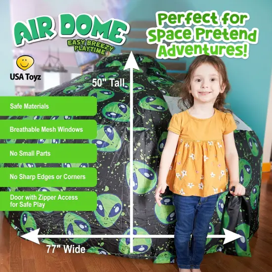 USA Toyz Air Dome Alien Pop Up Tent for Kids {6}