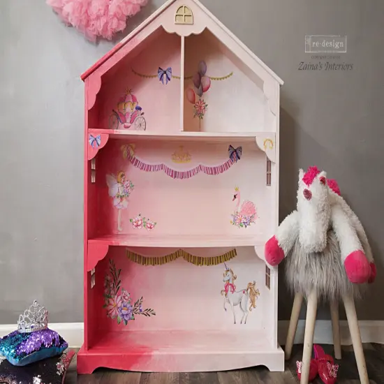 Redesign With Prima Decor Transfers - Baby Girl - total sheet size 24"x 35" , cut into 3 sheets 655350656409 {5}