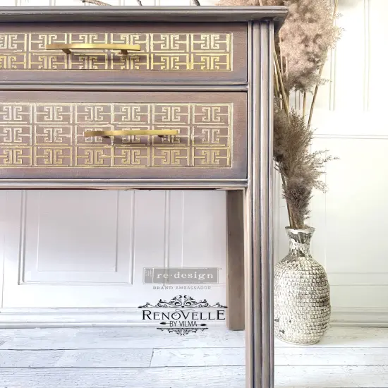 Redesign With Prima Decor Stencils - Something Geometric - 1 pc, sheet size 9"x12" 655350656645 {4}