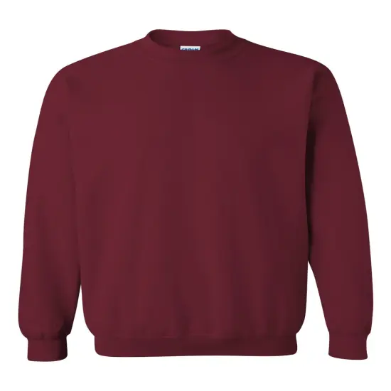 Gildan&reg; Heavy Blend Crewneck Long Sleeve Sweatshirt Garnet {1}