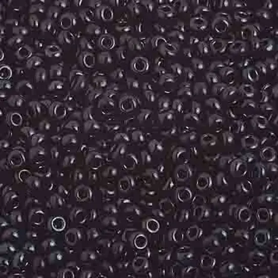 John Bead 10/0 Opaque Czech Glass Seed Beads, 500g Black {1}