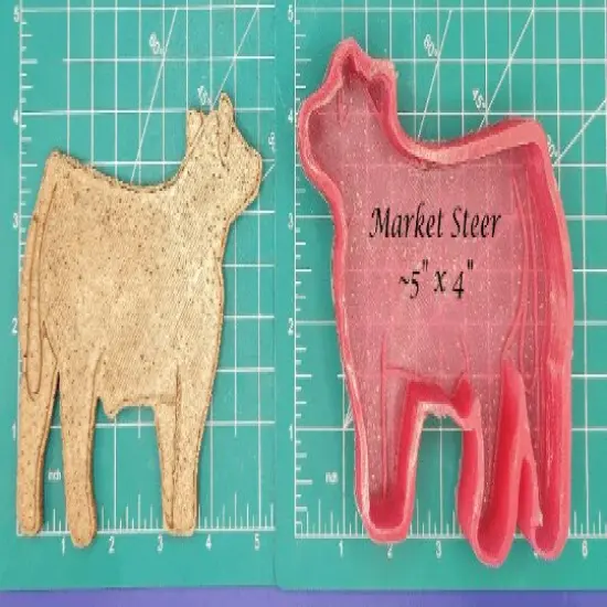Market Steer Silicone Freshie Mold {1}