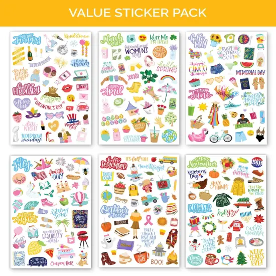bloom daily planners Sticker Value Pack, Classic {5}