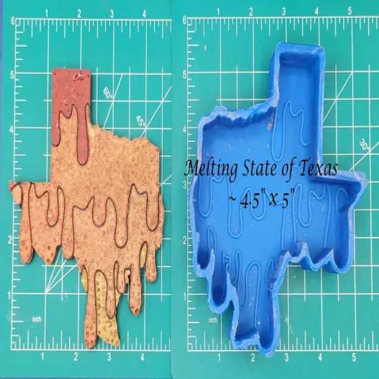 Melting State of Texas Silicone Freshie Mold {1}