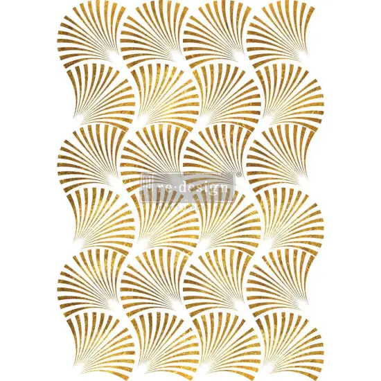Redesign With Prima Decor Transfers - Geo Wave - total sheet size 24"x 35" , cut into 3 sheets 655350656461 {1}