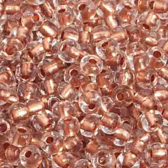 John Bead 6/0 Copper Lined Czech Glass Seed Beads, 500g Crystal {1}