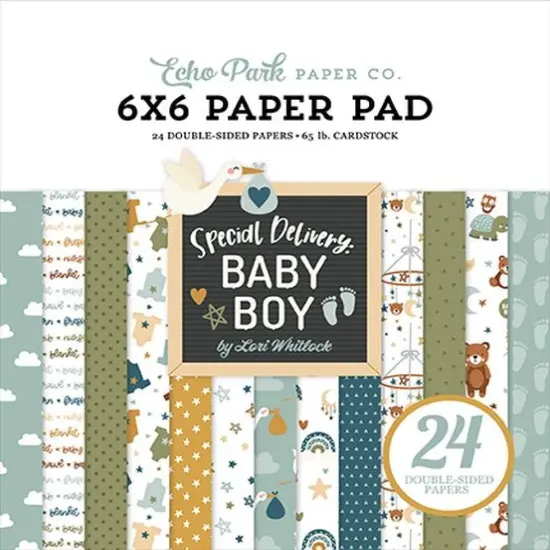 Echo Park Special Delivery Baby Boy 6x6 Pad {1}