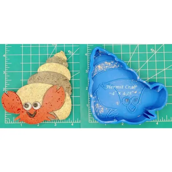 Hermit Crab Silicone Freshie Mold {1}