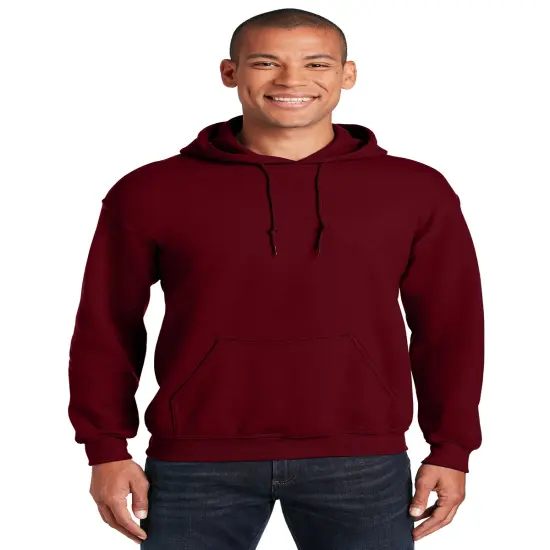Gildan&reg; Long Sleeve Heavy Blend Hooded Sweatshirt Garnet {1}