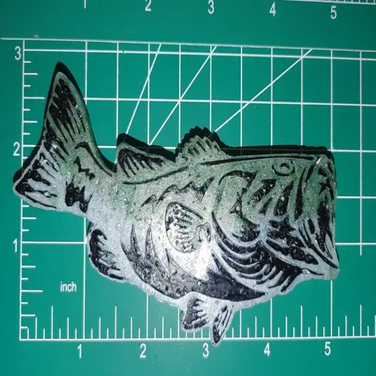 Detailed Bass Silicone Freshie Mold {2}