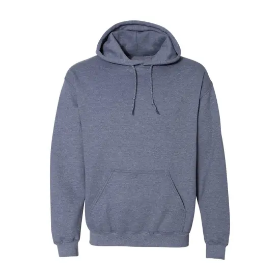 Gildan&reg; Heavy Blend Long Sleeve Hooded Sweatshirt Htr sport dark navy {1}