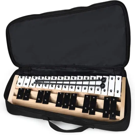 27 Note Glockenspiel Xylophone with 2 Rubber Mallets {3}