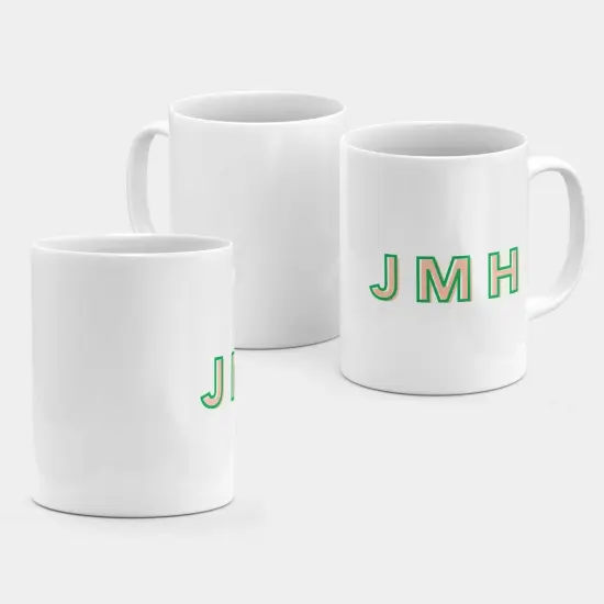 Monogram Initials 11oz Mug VIII {3}