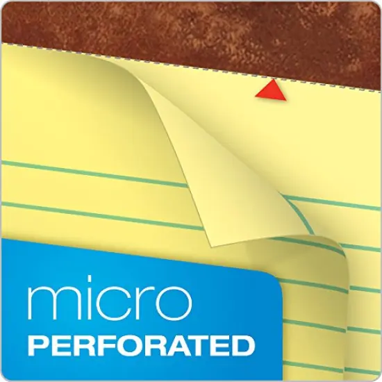 TOPS 8.5 x 11 Legal Pads, 12 Pack, The Legal Pad Brand, Wide Ruled, Yellow Paper, 50 Sheets Per Writing Pad, Made in the USA (7532) {4}