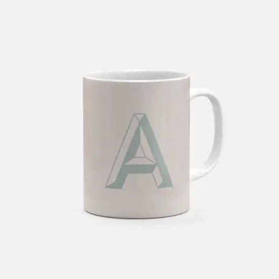 Monogram Letter 11oz Mug VII {1}