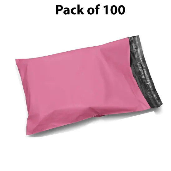 Pink Poly Bag Mailer Envelopes-Multi Sizes, Max Weight 2 pound {1}