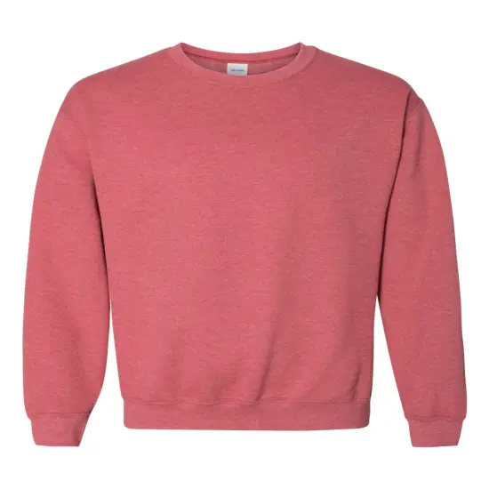 Gildan&reg; Heavy Blend Long Sleeve Crewneck Sweatshirt Heather scarlet red {1}