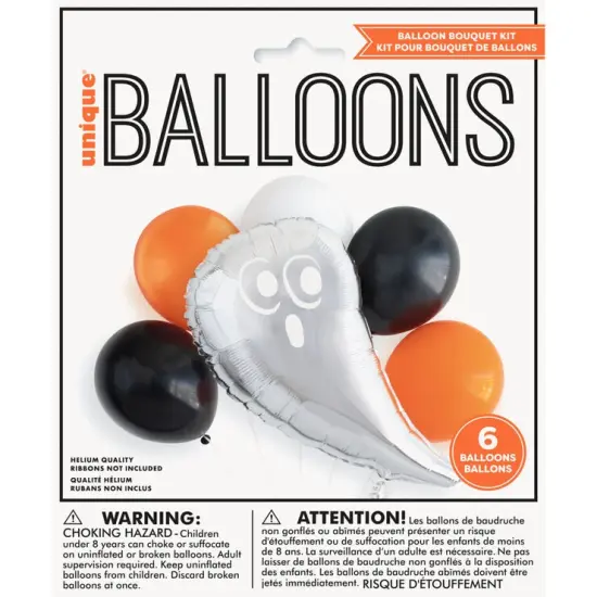 Bats & Boos Halloween Foil & Latex Balloon Kit {2}