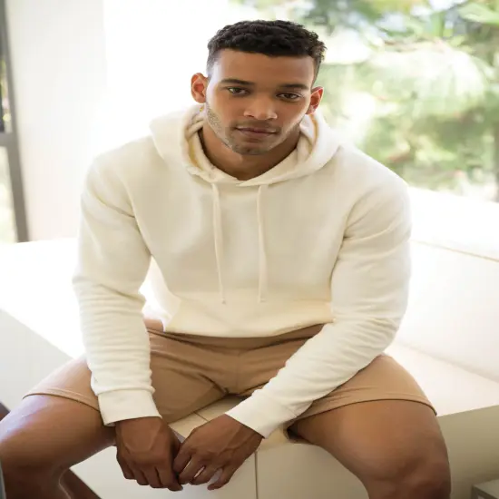 Next Level&reg; Unisex Santa Cruz Pullover Hoodie Desert pink {7}